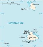 Country map of Antigua And Barbuda