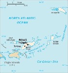 Country map of British Virgin Islands