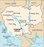 Country map of Cambodia