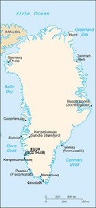 Country map of Greenland