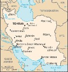 Country map of Iran
