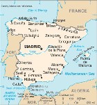 Country map of Spain