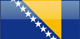 Country flag of Bosnia and Herzegovina