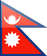 Country flag of Nepal