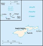 Country map of American Samoa