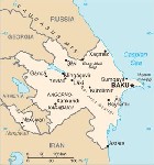 Country map of Azerbaijan