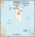 Country map of Bahrain