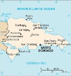 Country map of Dominican Republic