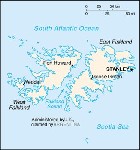 Country map of Falkland Islands
