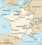 Country map of France