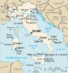 Country map of Italy