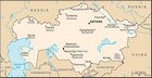 Country map of Kazakhstan
