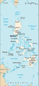 Country map of Philippines