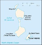 Country map of St. Pierre And Miquelon