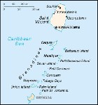 Country map of St. Vincent