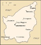 Country map of San Marino