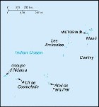 Country map of Seychelles