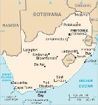 Country map of South Africa