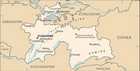Country map of Tajikistan